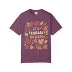 It's Finally Autumn Classic Tee | Fall Leaves | Vintage Floral