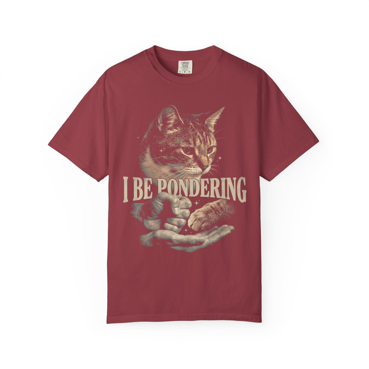 I Be Pondering Cat Classic Tee | Vintage Meme | Paw Shake