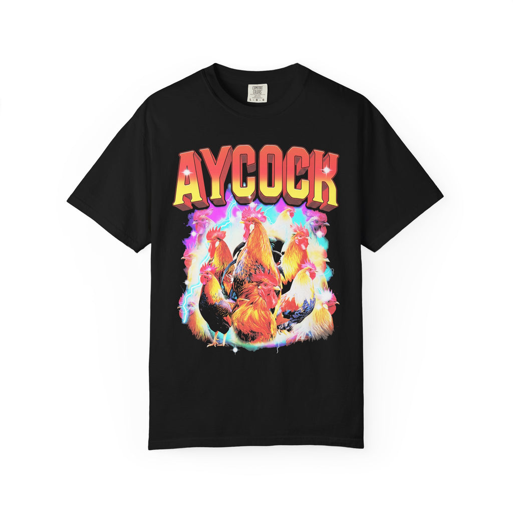 Aycock Vintage Rooster Classic Tee | 90s Chicken | Meme Gift