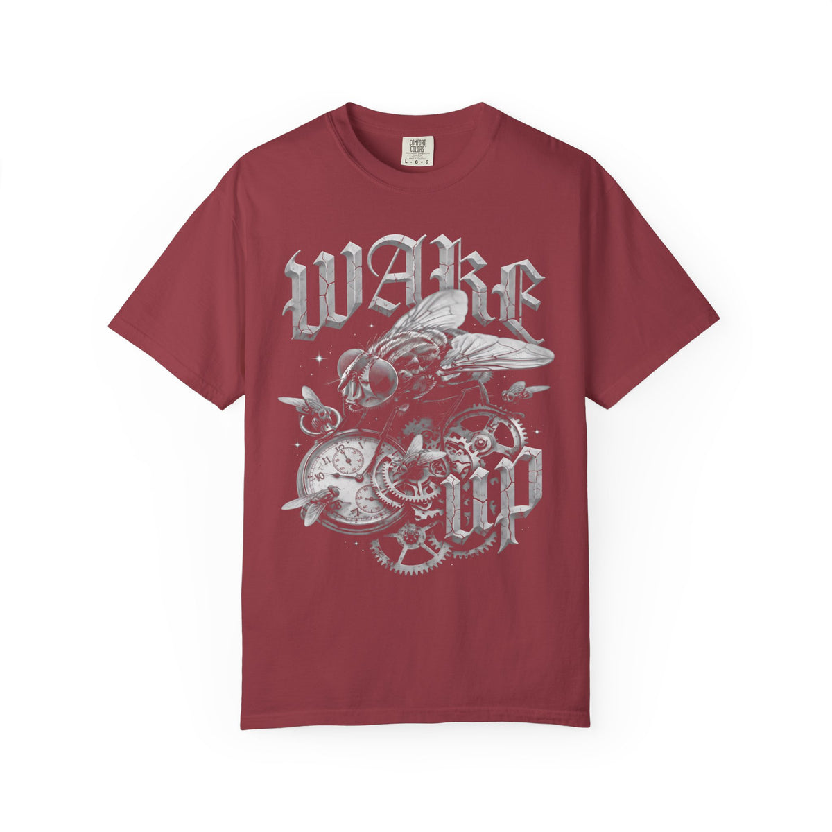 Wake Up Fly Classic Tee | Steampunk Insect | Clockwork Watch