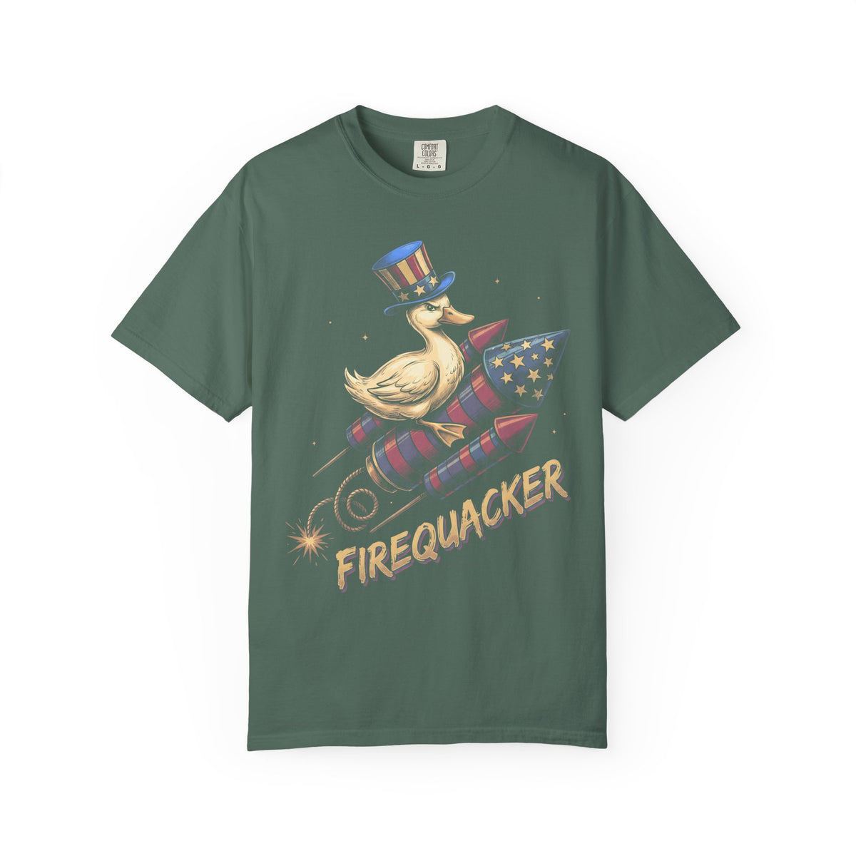 Firequacker Duck Classic Tee | 4th of July | Patriotic Graphic
