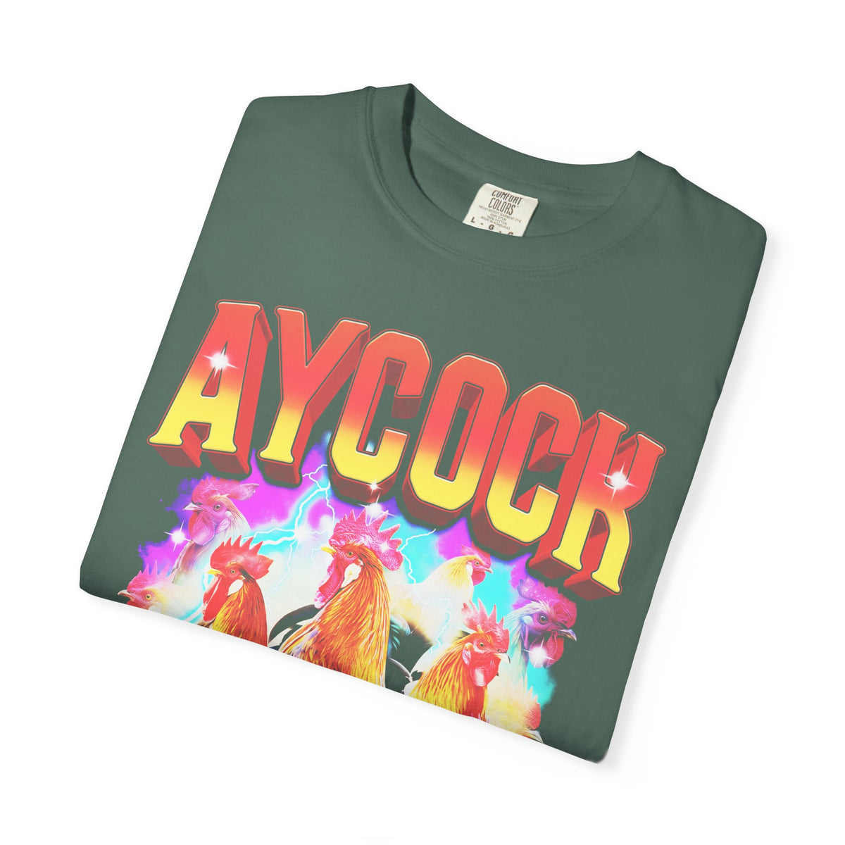 Aycock Vintage Rooster Classic Tee | 90s Chicken | Meme Gift