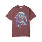 Wolf Pack Classic Tee | Galaxy Full Moon | Wildlife Nature