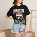 Im Not Sick Crepuscular Raccoon T-Shirt - 90s Retro Graphic Tee