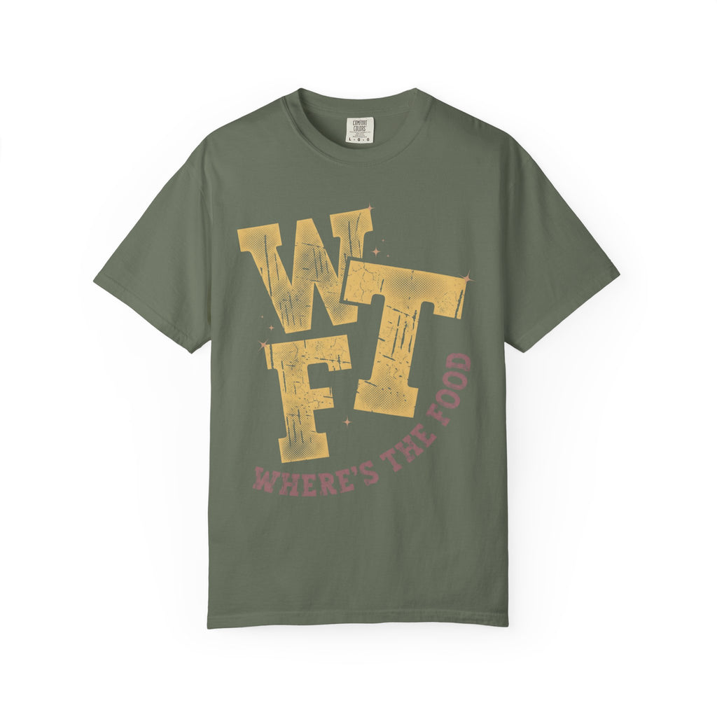 Where's The Food Classic Tee | Funny Food Quote | Retro Art