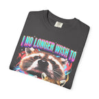 I No Longer Wish To Have Thoughts Classic Tee | Raccoon Meme