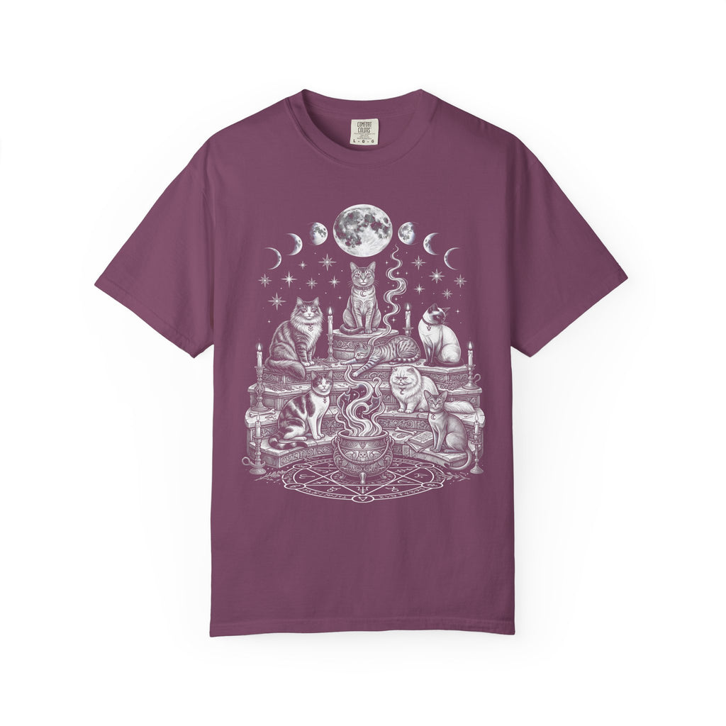 Cats Coven Magic Classic Tee | Gothic Spooky | Moon Cauldron