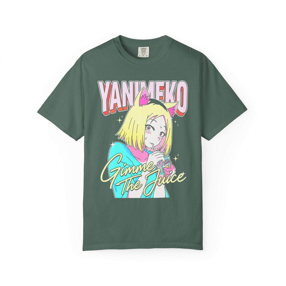 Gimme The Juice Classic Tee | Retro 90s | Anime Cat Girl