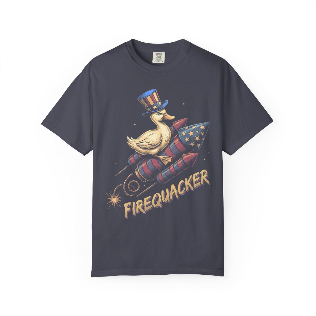 Firequacker Duck Classic Tee | 4th of July | Patriotic Graphic