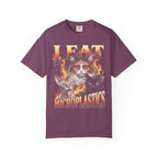 I Eat Microplastics Classic Tee | Funny Cat Meme | Fire Flames