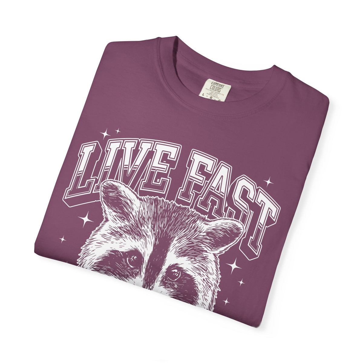 Live Fast Eat Trash Raccoon Classic Tee | Vintage | Funny Gift