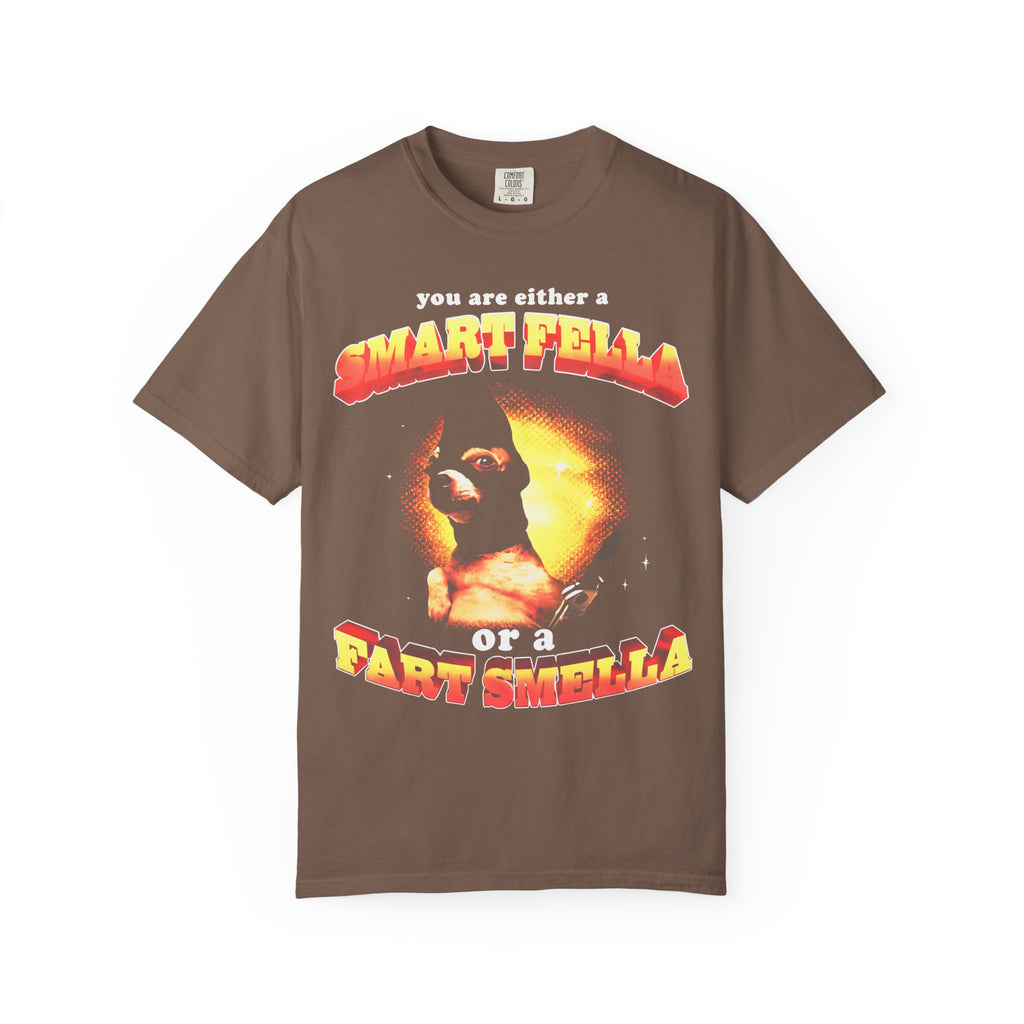 Smart Fella Or Fart Smella Classic Tee | Funny Meme Gift