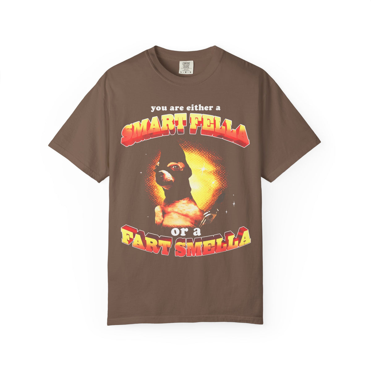 Smart Fella Or Fart Smella Classic Tee | Funny Meme Gift
