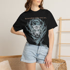 Remember Who You Are Classic Tee | Tiger & Cat | Full Moon