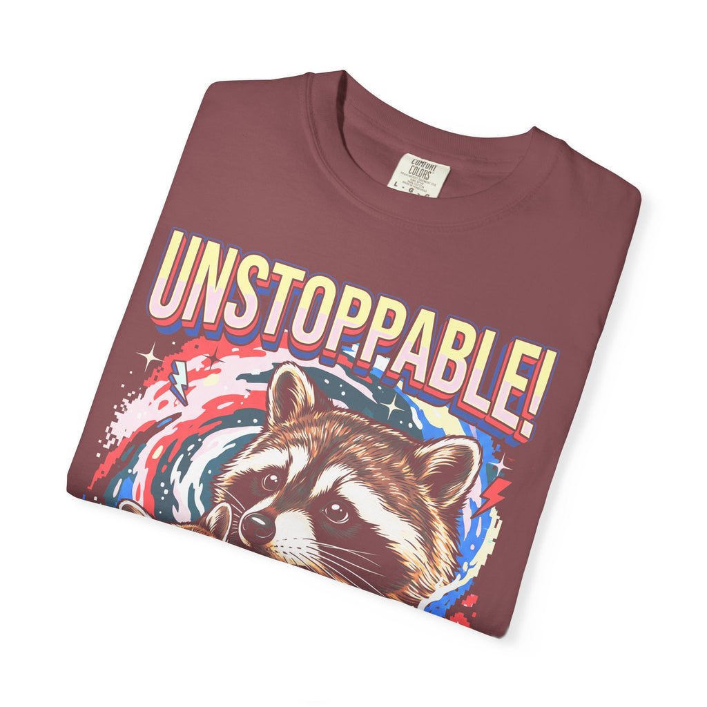 Unstoppable Overthinking Raccoon Classic Tee | 90s Funny Gift