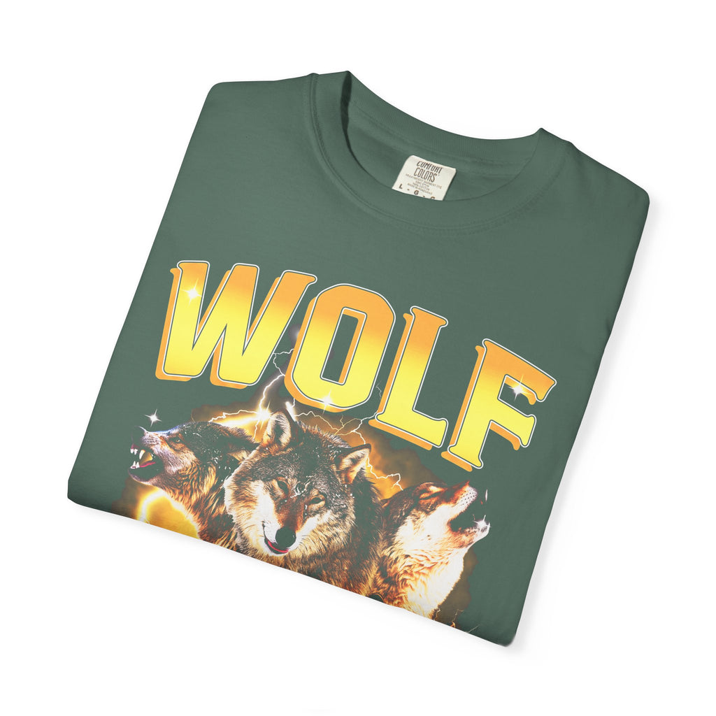 Wolf Lightning Classic Tee | Vintage 90s | Animal Lover Gift