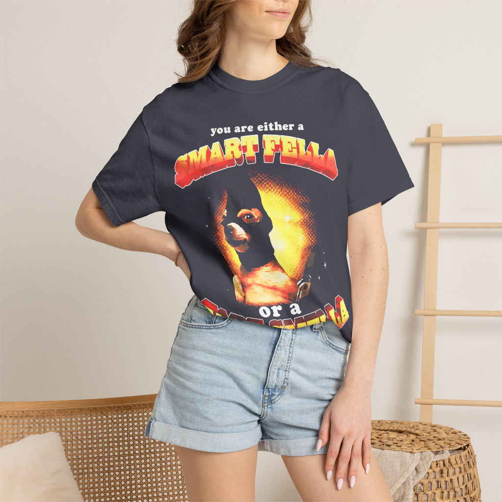 Smart Fella Or Fart Smella Classic Tee | Funny Meme Gift