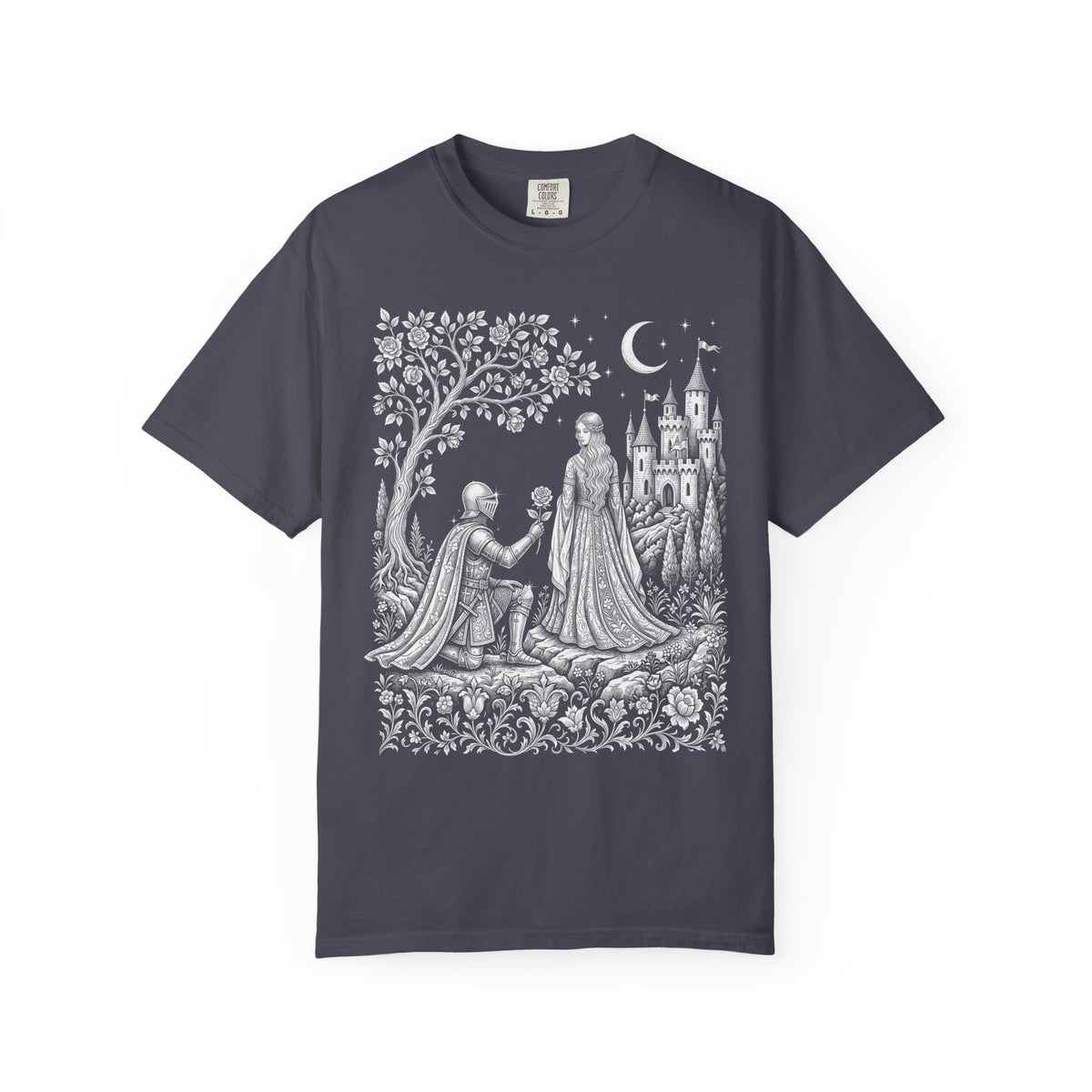 Medieval Fantasy Romance Classic Tee | Knight Lady | Alchemical Moon