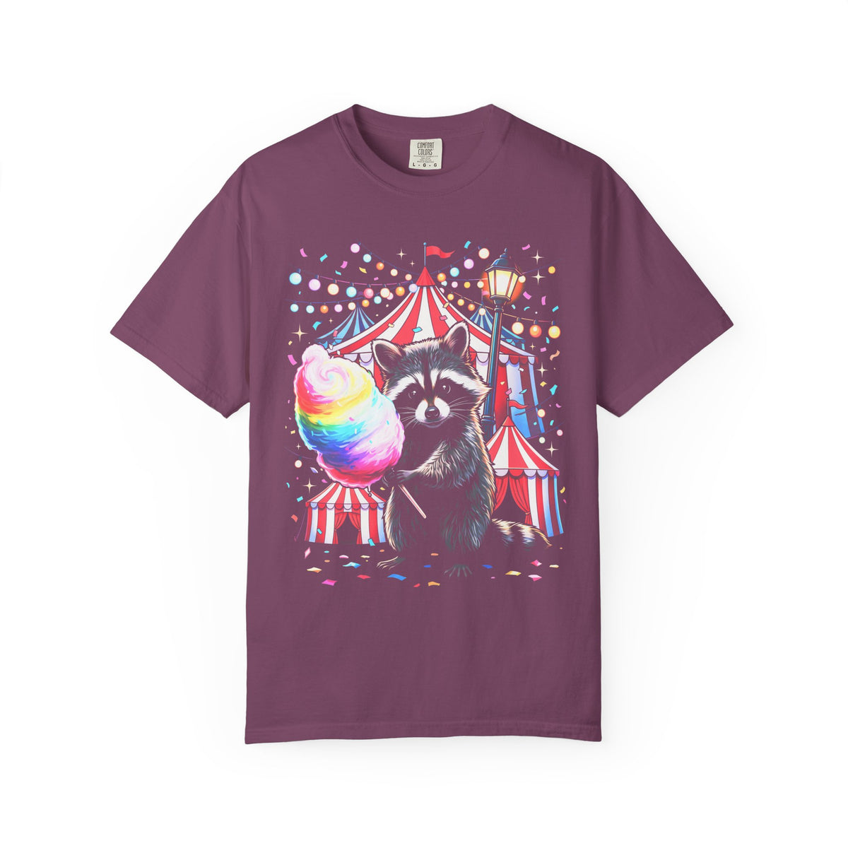 Circus Raccoon Classic Tee | Retro Carnival | Animal Gift