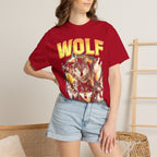 Wolf Lightning Classic Tee | Vintage 90s | Animal Lover Gift
