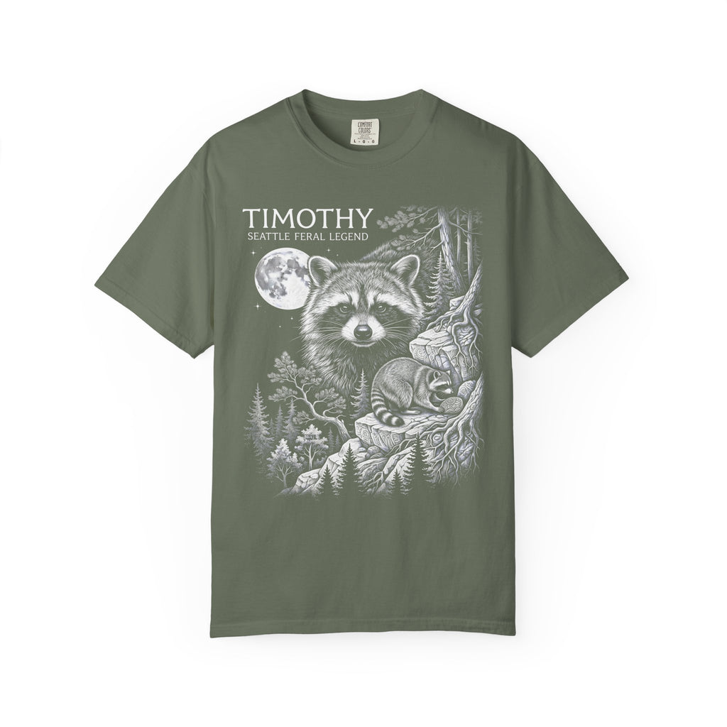 Timothy Seattle Feral Legend Classic Tee | Raccoon Art
