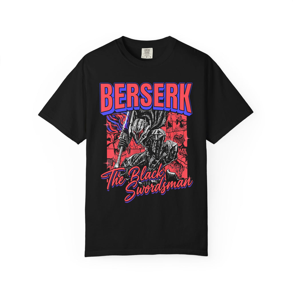 The Black Swordsman Classic Tee | 90s Dark Knight | Manga Gift