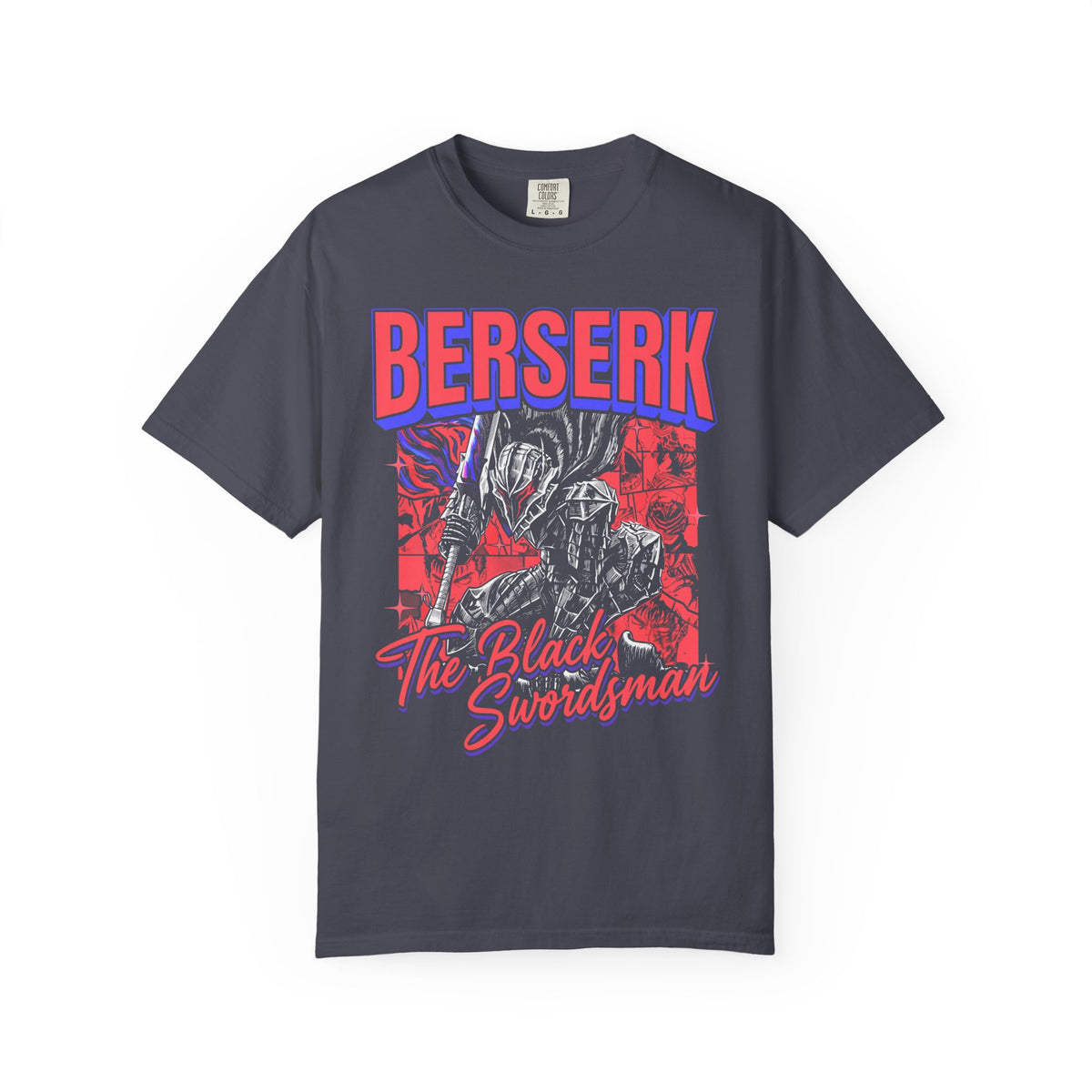 The Black Swordsman Classic Tee | 90s Dark Knight | Manga Gift