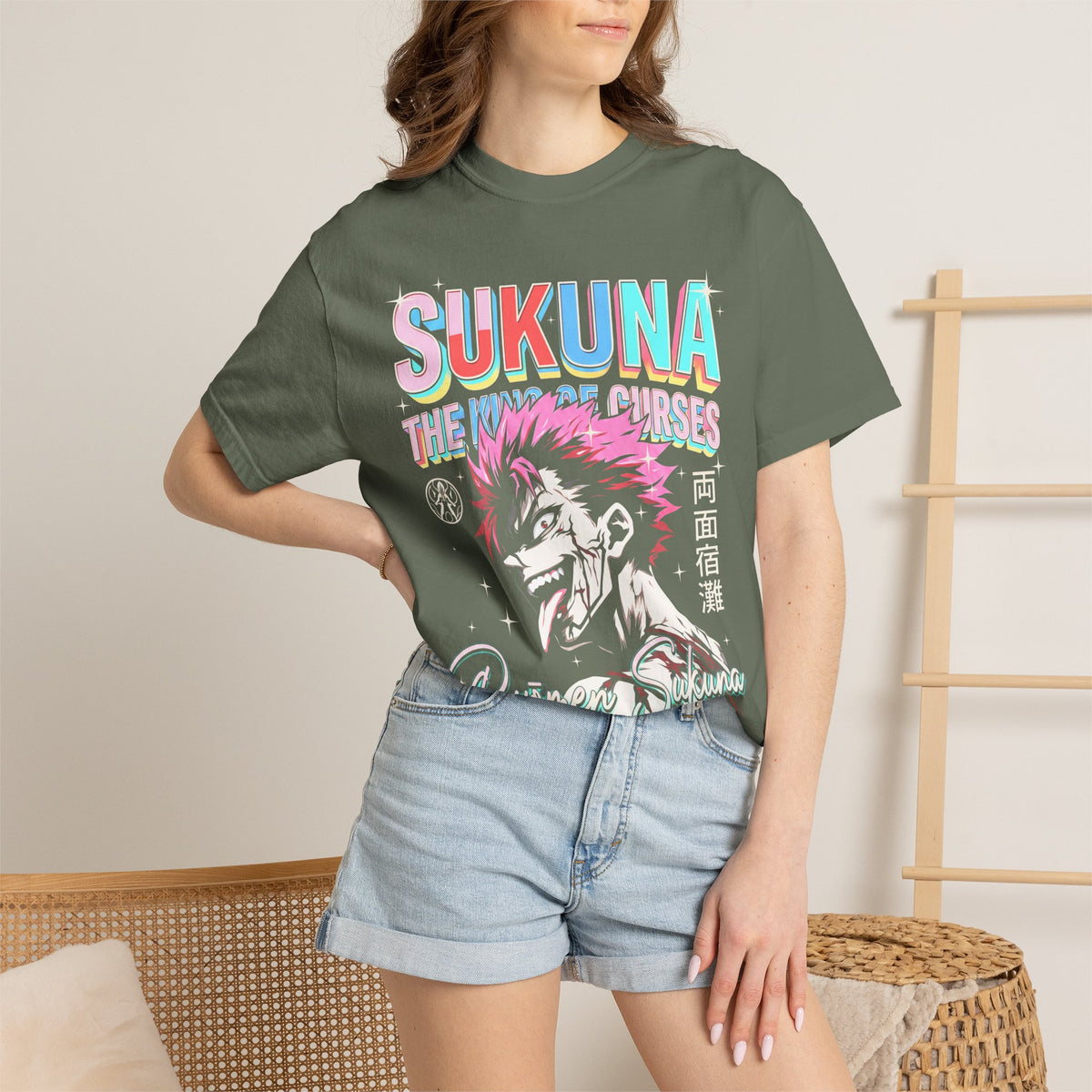 The King Of Curses Classic Tee | Retro Anime | Manga Villain