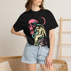 Skull Snake Angel T-Shirt - Retro Gothic Vintage Graphic Tee