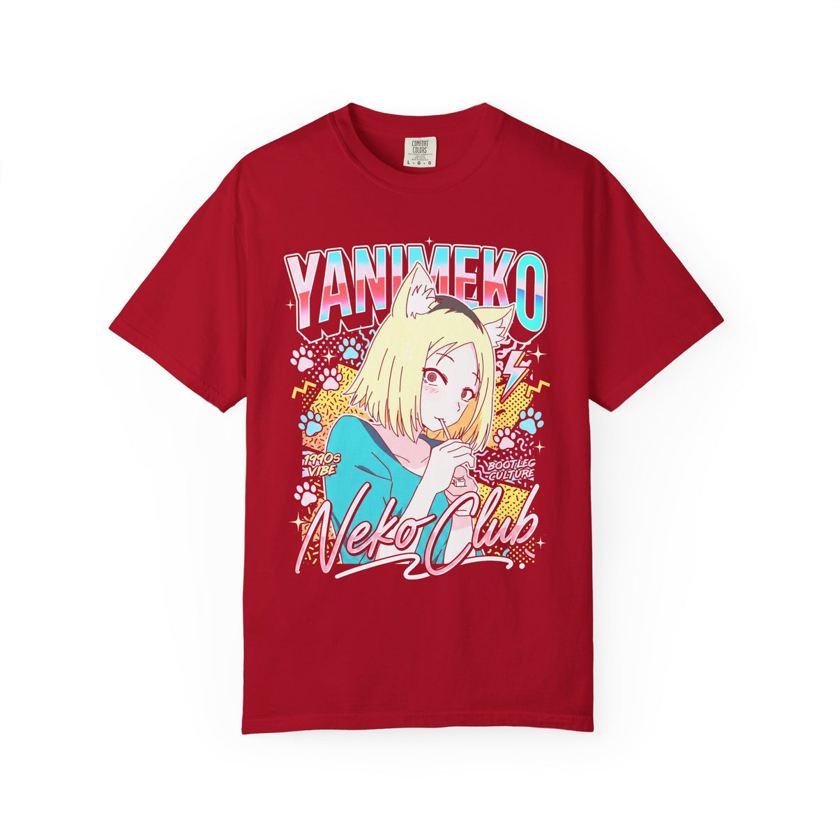 Neko Club Anime Girl Classic Tee | 1990s Vibe | Retro Gift
