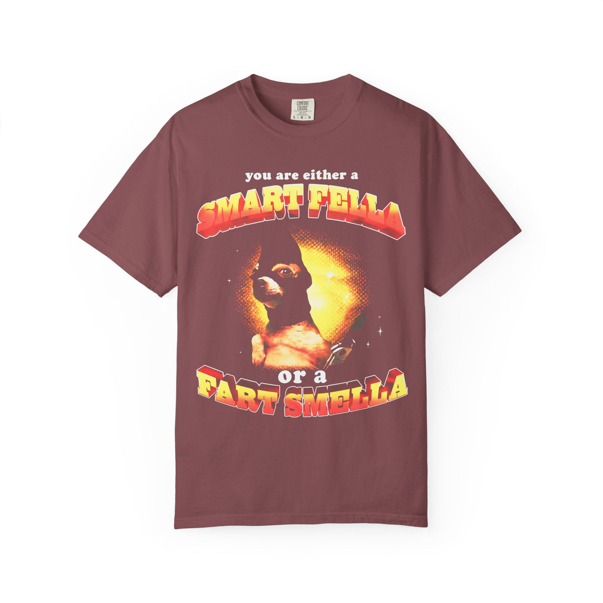 Smart Fella Or Fart Smella Classic Tee | Funny Meme Gift