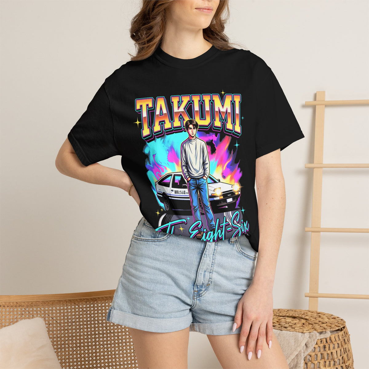 The Eight Six Trueno T-Shirt - 90s JDM Drift Car Graphic Tee