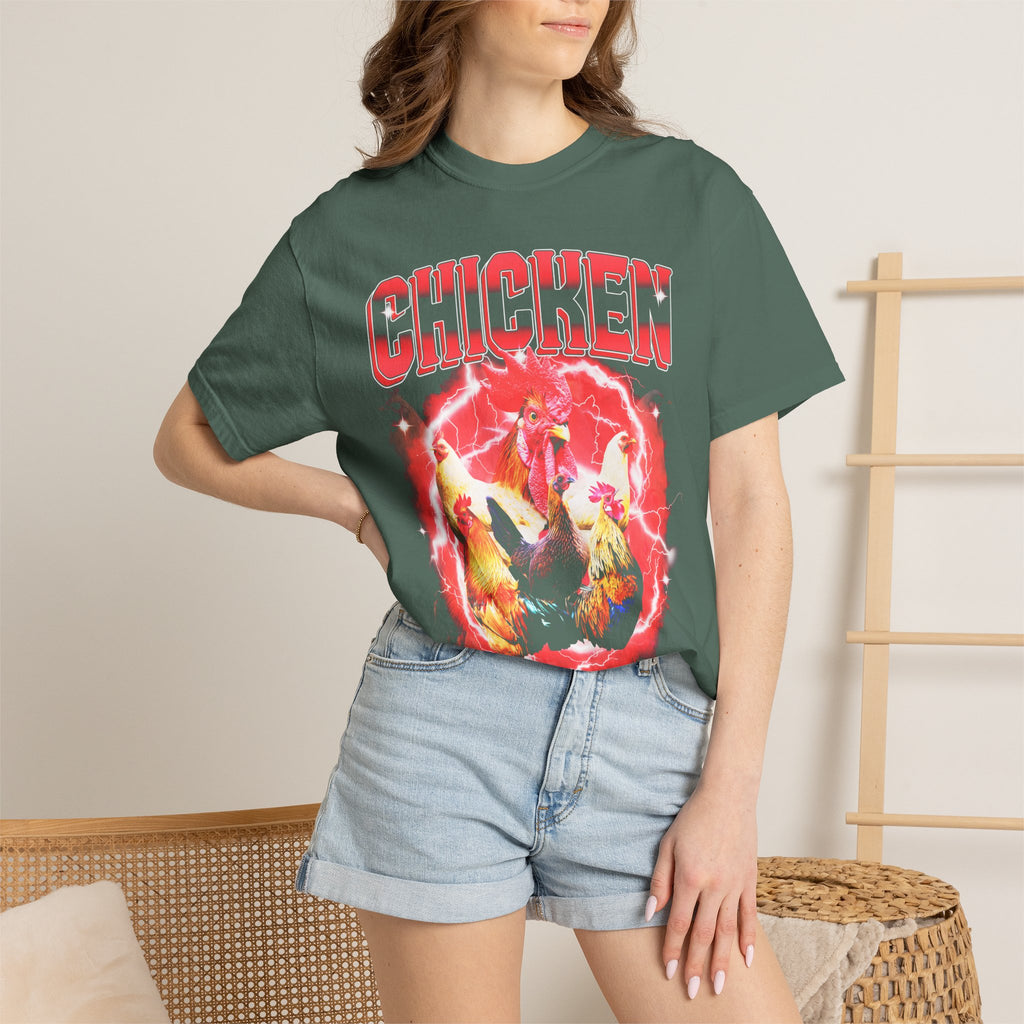 Retro Rooster Chicken Classic Tee | 90s Bootleg | Animal Gift