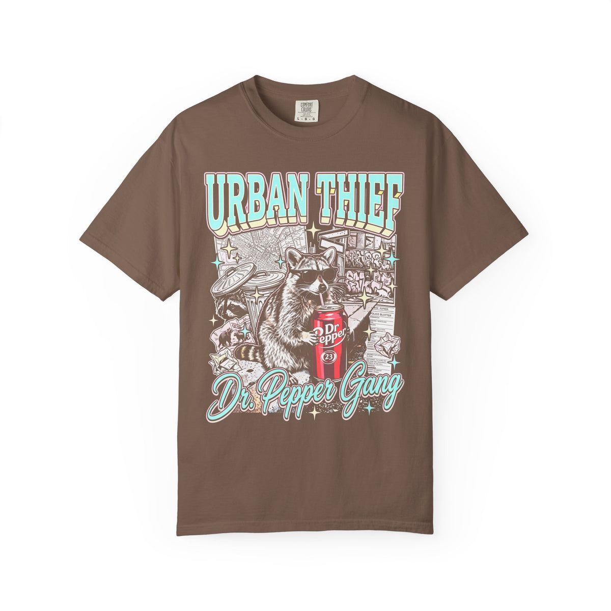 Urban Thief Dr P3pper Raccoon Classic Tee | Vintage Y2k Gift