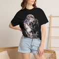 Cosmic Galaxy Cats Classic Tee | Celestial Moon | Space Nebula