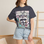 I Kiss My Food Before I Eat It Classic Tee | Raccoon Meme