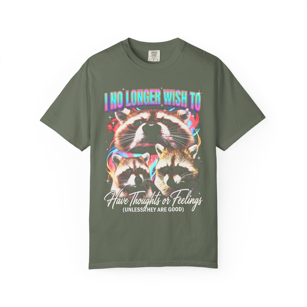 I No Longer Wish To Have Thoughts Classic Tee | Raccoon Meme