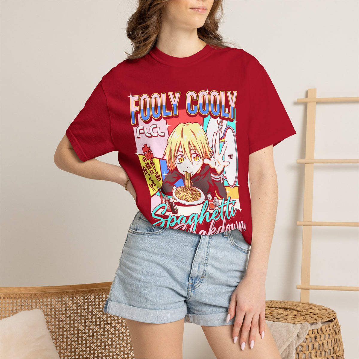 Retro Noodle Lover Classic Tee | Anime Boy | Japanese Gift
