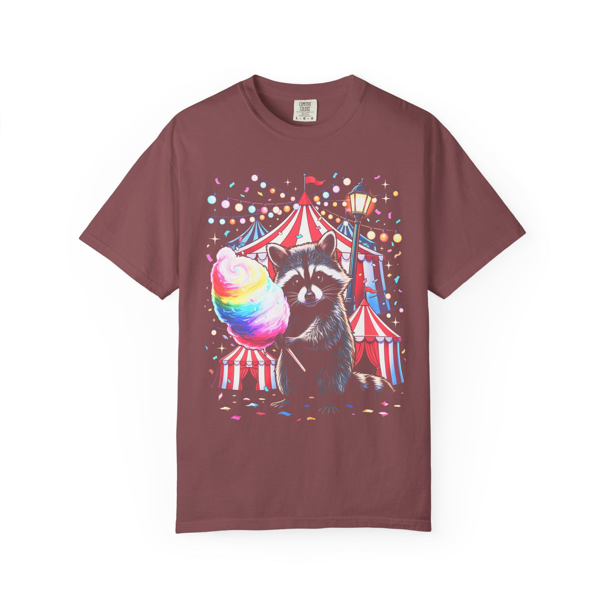 Circus Raccoon Classic Tee | Retro Carnival | Animal Gift