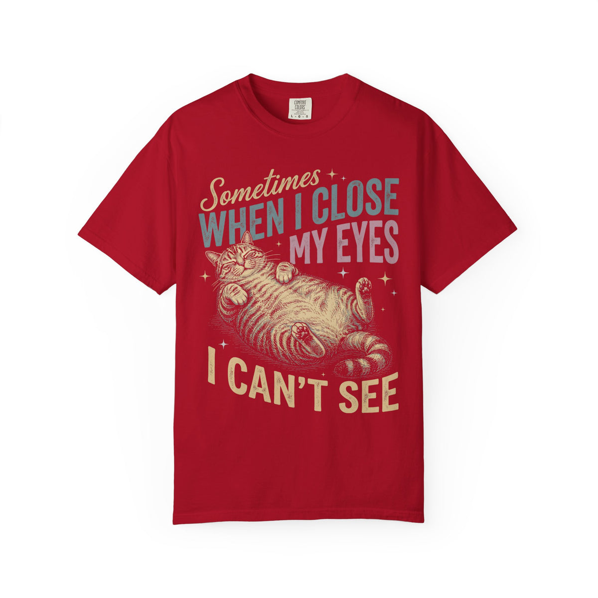 When I Close My Eyes Classic Tee | Funny Cat | Relatable