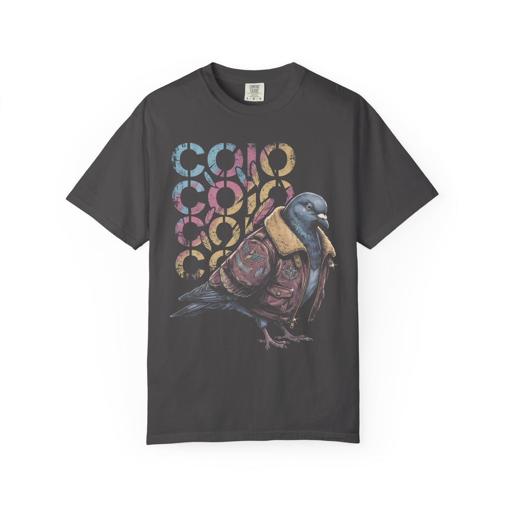 Dapper Pigeon Aviator Classic Tee | Retro Sketch | Feather Art