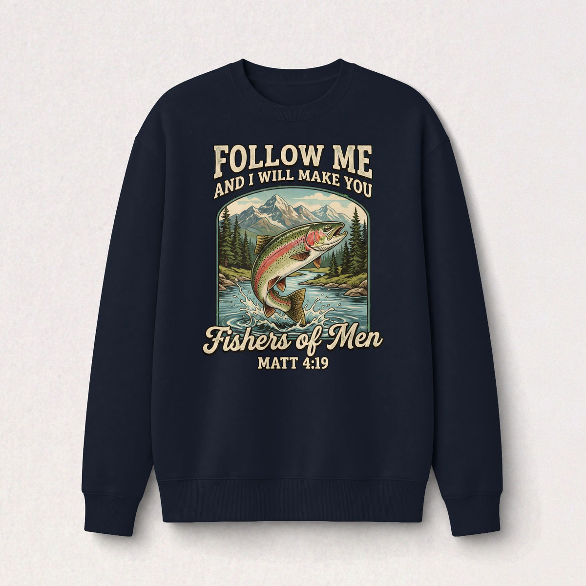 Follow Me, Fishers Of Men Matt 4 19 Heavyweight
