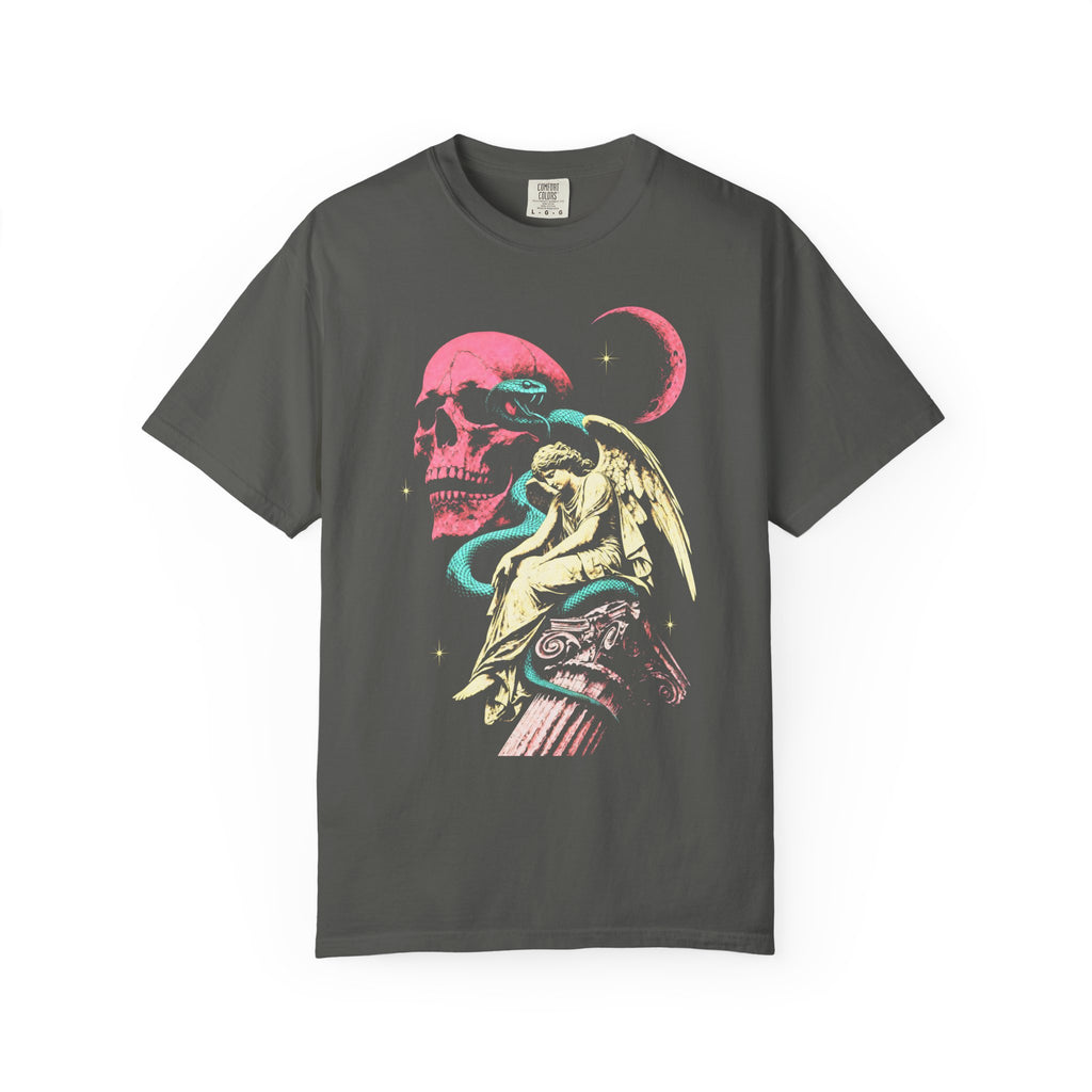 Skull Snake Angel Classic Tee | Retro Gothic | Vintage Gift