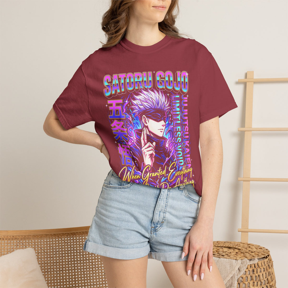When Granted Everything Classic Tee | Anime Quote Gift