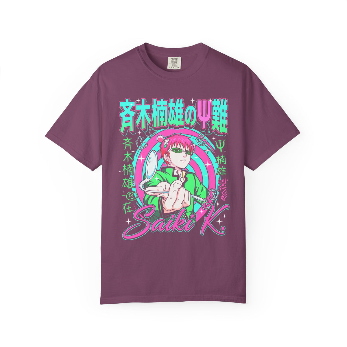 Psychic Boy Pink Hair Classic Tee | Retro Anime | 90s Vintage