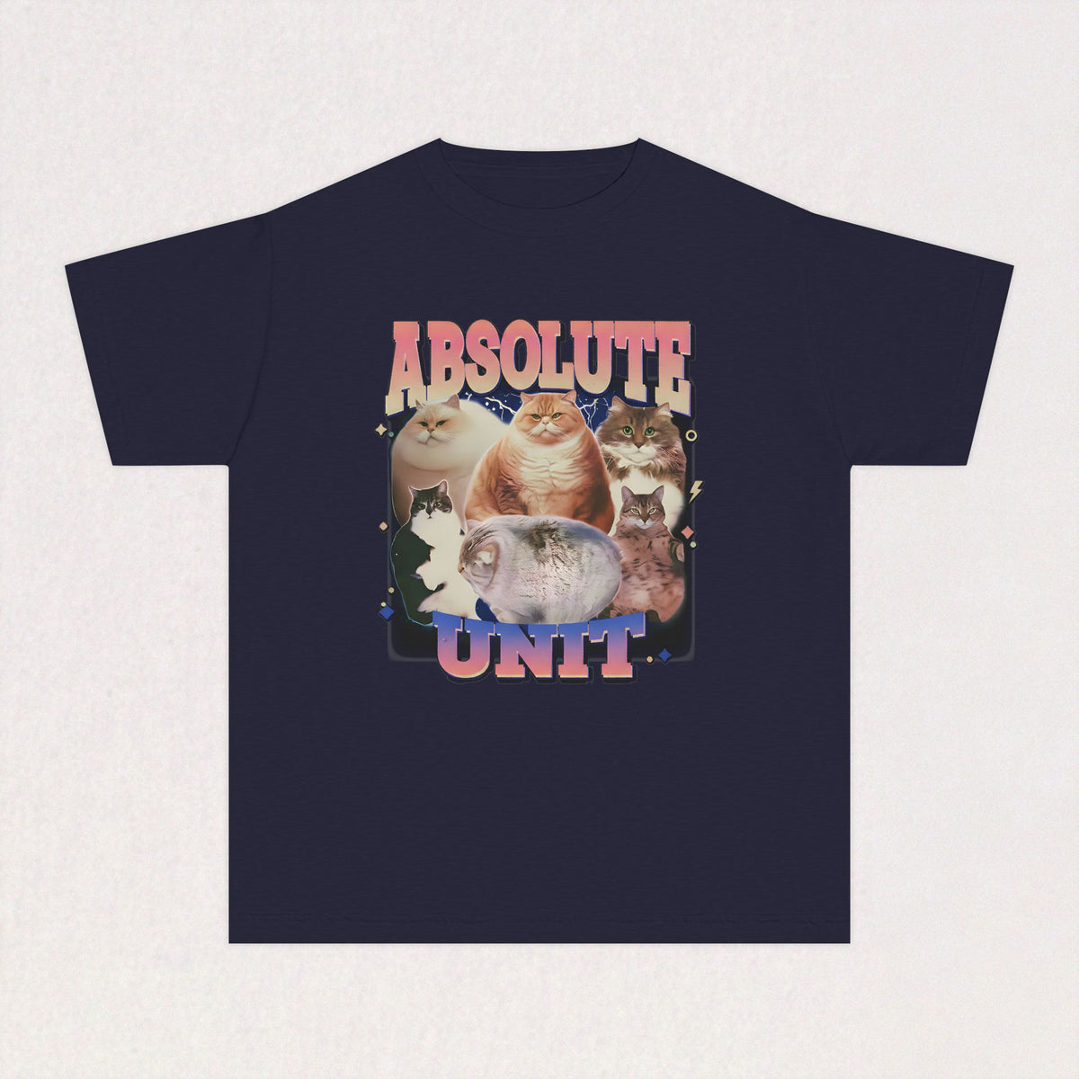 Absolute Unit Vintage Cat Kids Tee