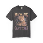 Mewing Can't Talk Classic Tee | GigaChad Feline | Muscle Lightning