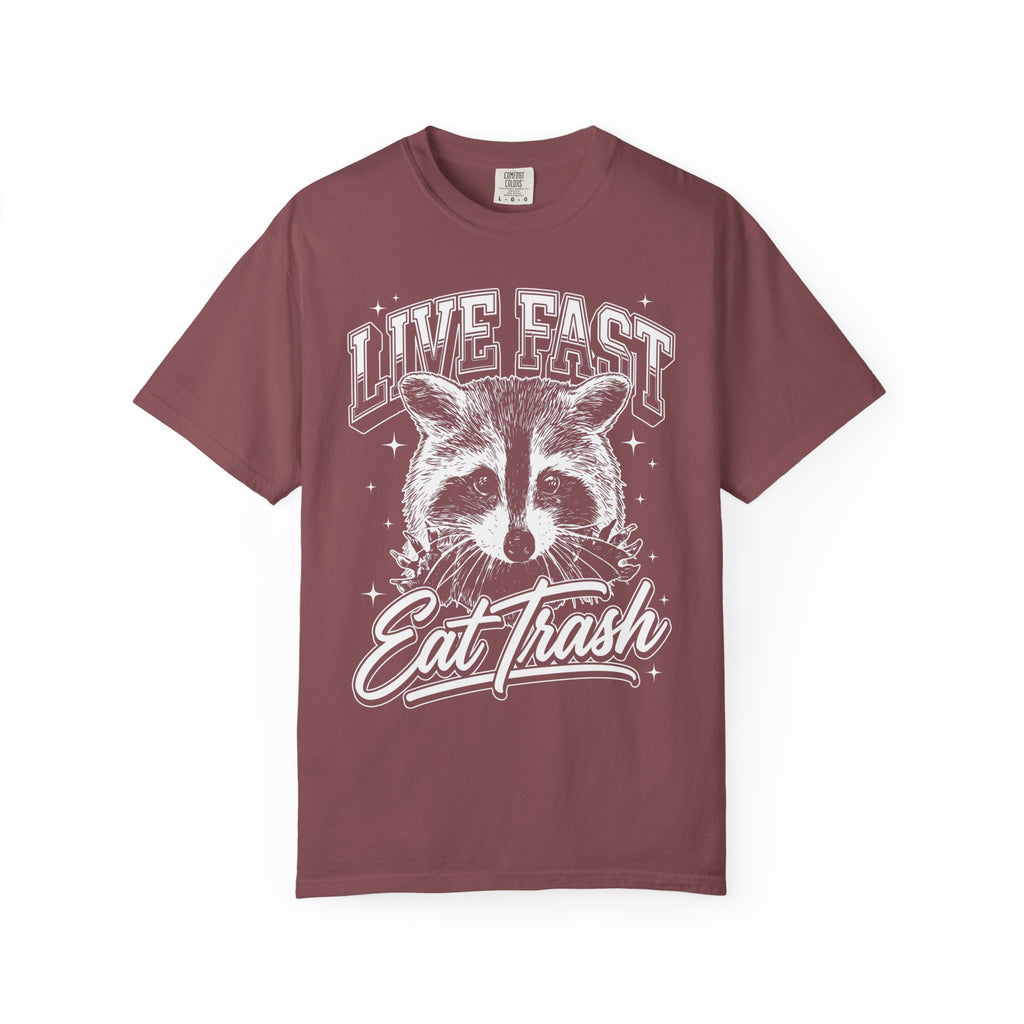 Live Fast Eat Trash Raccoon Classic Tee | Vintage | Funny Gift