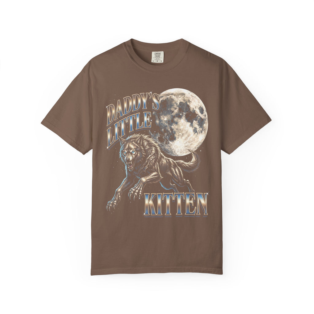 Daddys Little Kitten Classic Tee | Werewolf Moon | Fantasy Art