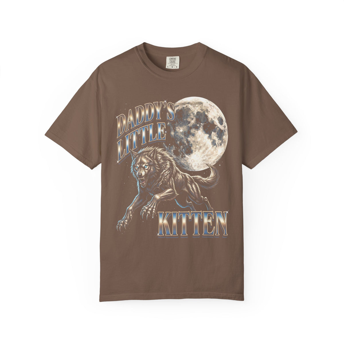 Daddys Little Kitten Classic Tee | Werewolf Moon | Fantasy Art